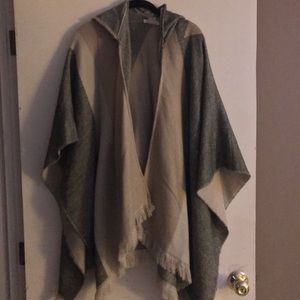 On The Road Poncho with hood